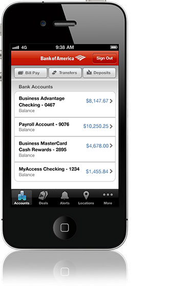 bank of america mobile banking